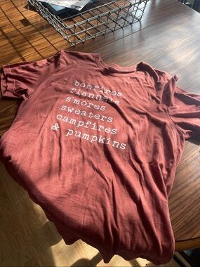 Maurices Rust Red Graphic Tee